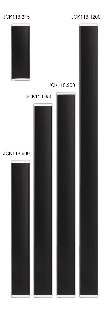 JCK118 finns i olika längder.