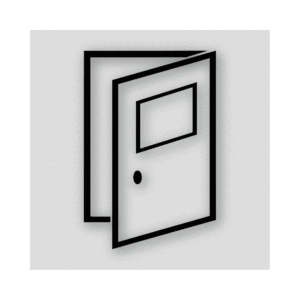 Svart Dekal Dörrsymbol – JCK5023